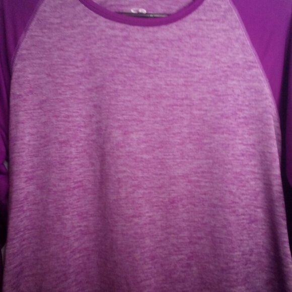 C9 Champion Shirt Women M Long Sleeve DuoDry Active Athletic Purple - Picture 7 of 16